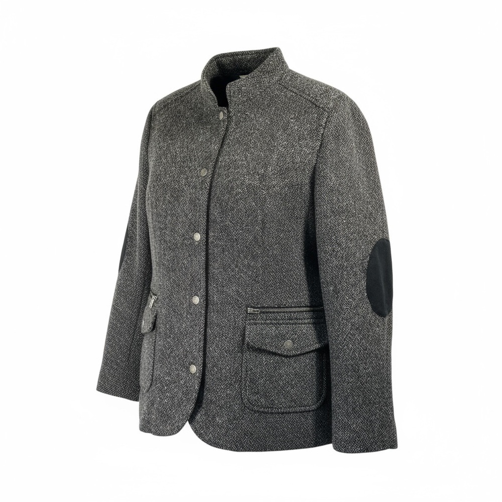 L.L. Bean Gray Blazer with Black Accents